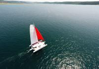 sailing multihull yacht trimaran